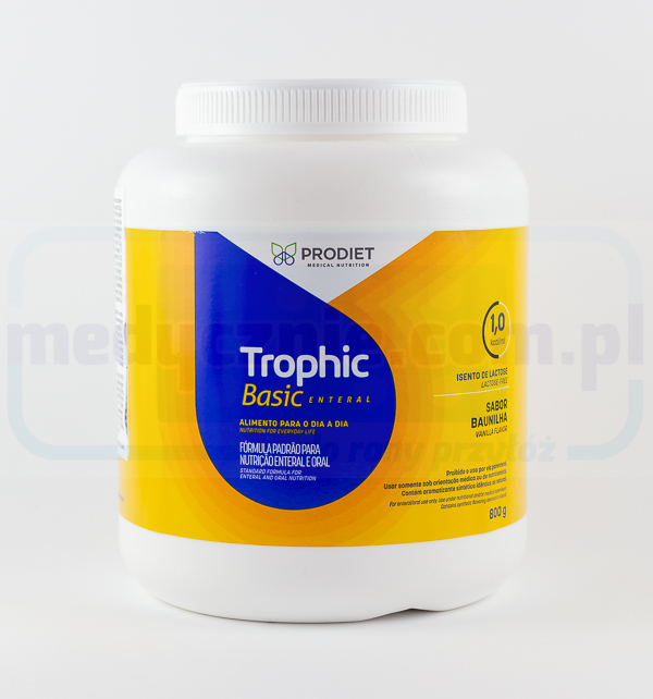 Nutrego ProDiet TROPHIC Basic Enteral 800g wanilia specjalistyczna pełnowartościowa dieta w proszku